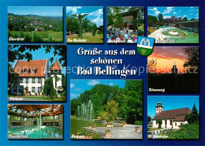 Bad Bellingen Kurhaus Kurkonzert Thermalbad Rathaus Kurpark Sankt Leodegar
