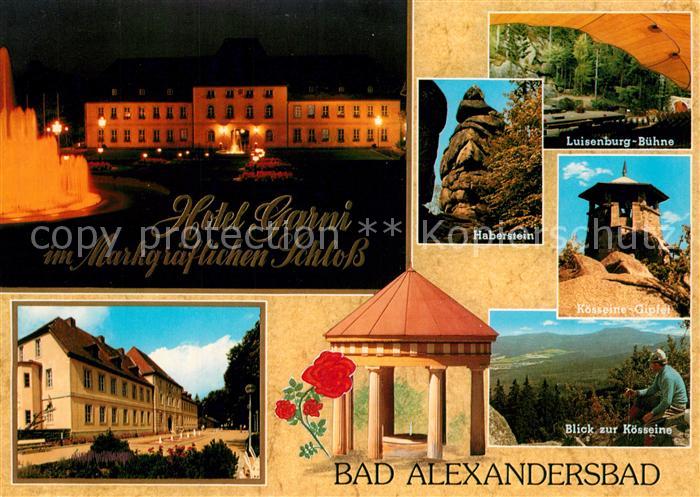Bad Alexandersbad Hotel Garni im Markgraeflichen Schloss Haberstein Koesseine