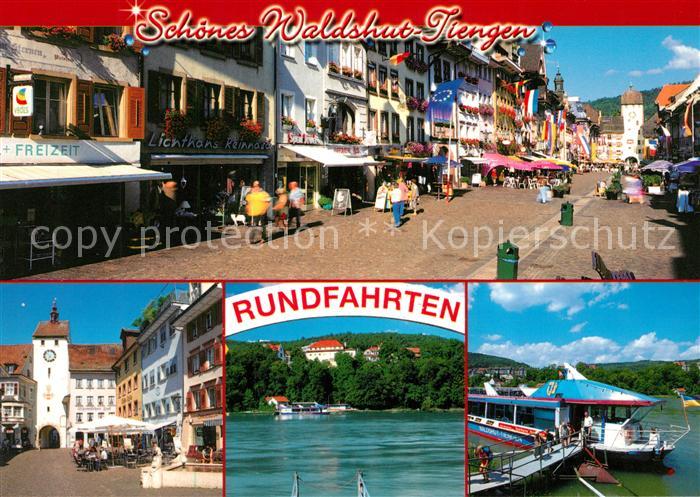 Waldshut-Tiengen Stadttor Schiffsanleger Stadtansicht