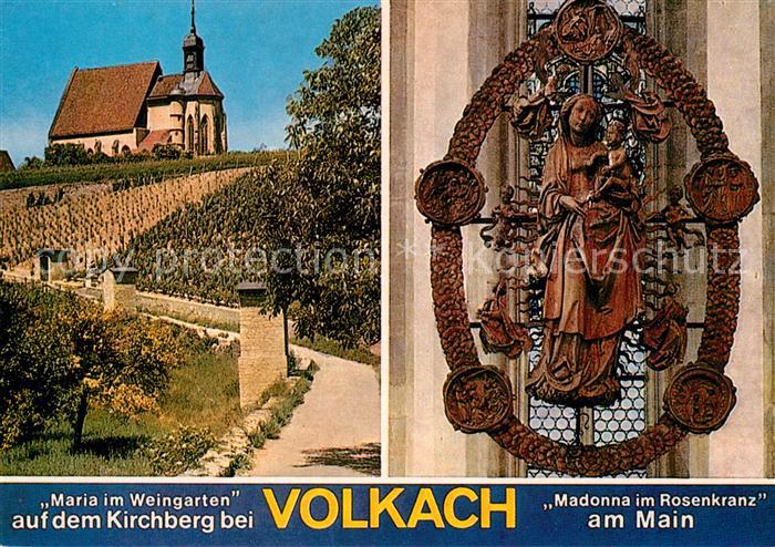 Volkach Maria im Weingarten Kirchberg Madonna im Rosenkranz