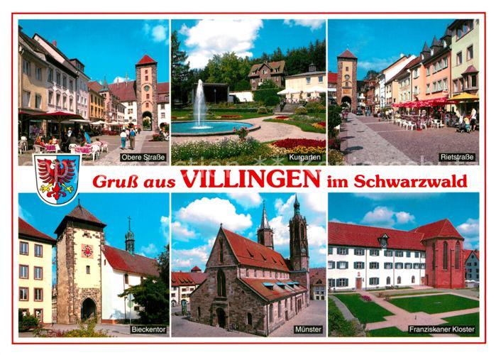 Villingen-Schwenningen Obere Strasse Kurgarten Rietstrasse Bieckentor Muenster K