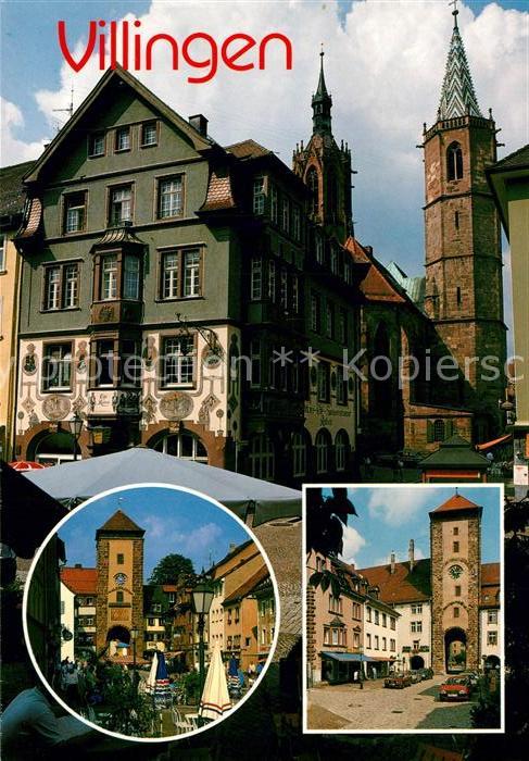 Villingen-Schwenningen Oberes Tor Kirche Stadtansicht