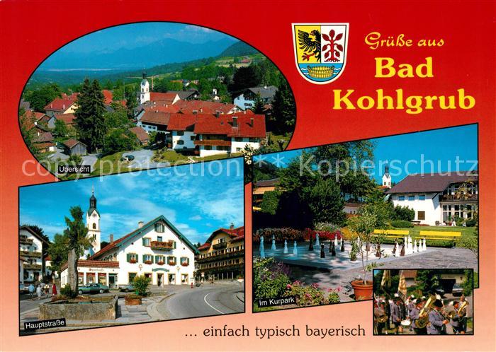 Bad Kohlgrub Kurpark Hauptstrasse Panorama