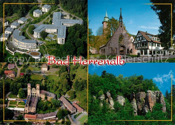 Bad Herrenalb Fliegeraufnahme Falkenberg Klinik Klosterruine Herrenalb Frauenalb