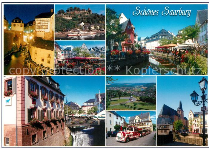 Saarburg Saar Stadtansichten Touristeneisenbahn