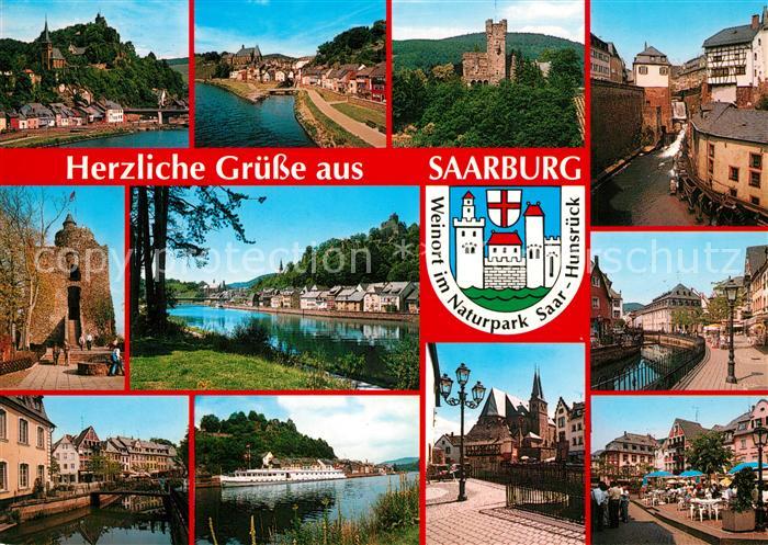 Saarburg Saar Stadtansichten Burgruine