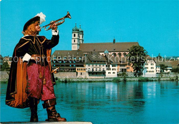 Bad Saeckingen Trompeter Sankt Fridolinsmuenster Hotel Goldener Knopf Rathaus