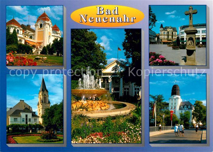 Bad Neuenahr-Ahrweiler Schloss Brunnen Wegkreuz Kirche