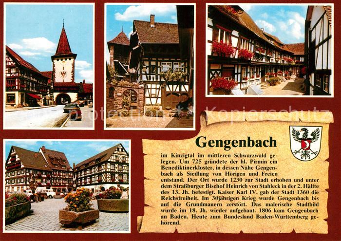Gengenbach Oberer Torturm Schwedenturm Gerberhaus Engelsgasse Marktplatz