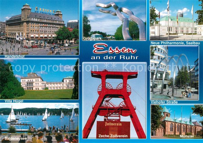 Essen Ruhr Handelshof Neue Philharmonie Saalbau Villa Huegel Muenster