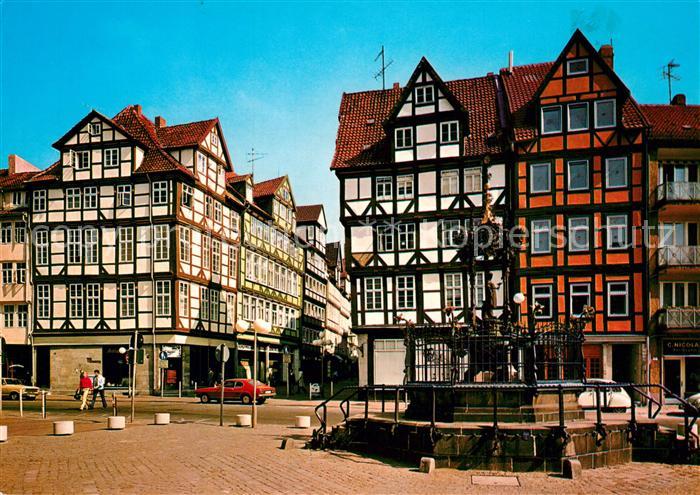 Hannover Holzmarkt Oskar Winter Brunnen Altstadt