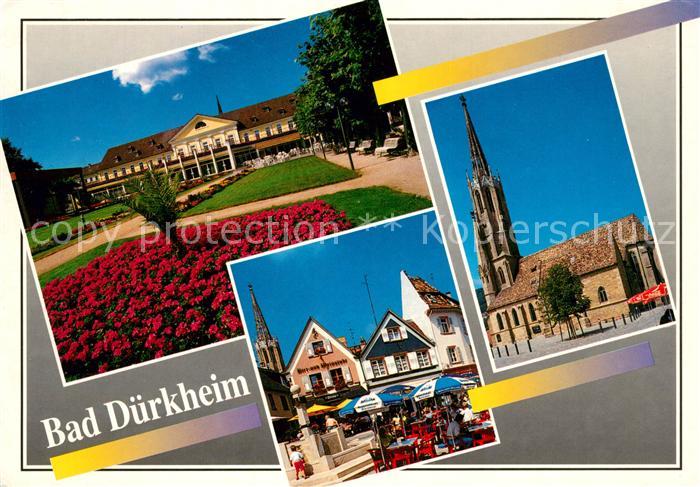 Duerkheim Bad Kirche Marktplatz Kuranlagen
