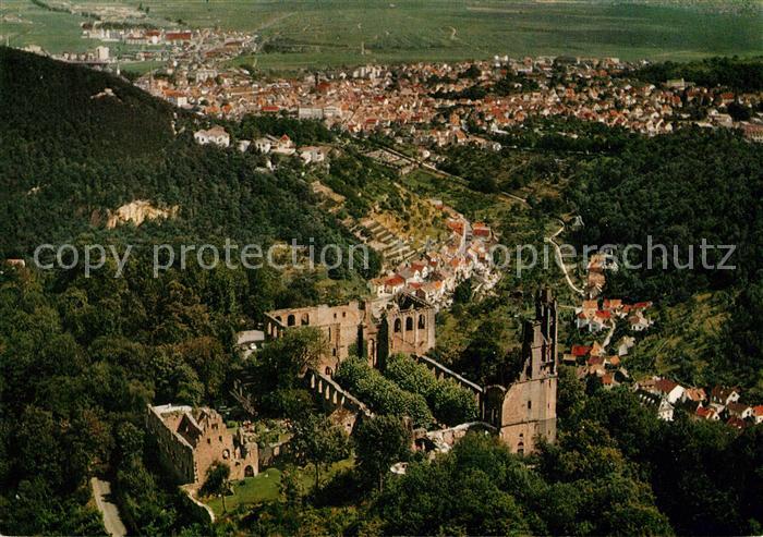 Duerkheim Bad Fliegeraufnahme Klosterruine Panorama