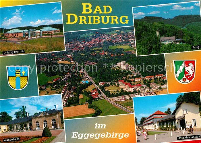 Driburg Bad Iburg Wandelhalle Therme Fliegeraufnahme