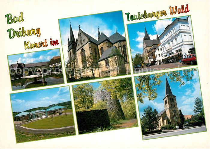 Driburg Bad Kirche Therme Burgruine