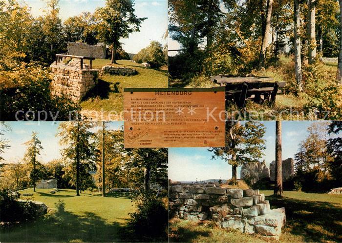 Ditzenbach Bad Ruine Hiltenburg