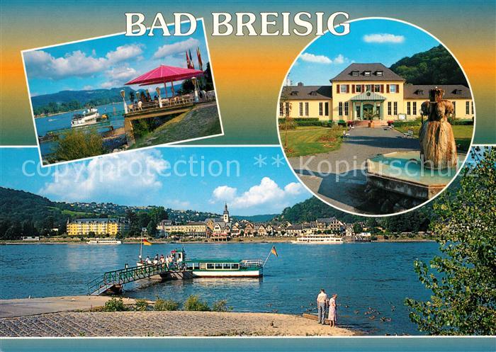 Breisig Bad Schiffsanleger Rhein Park