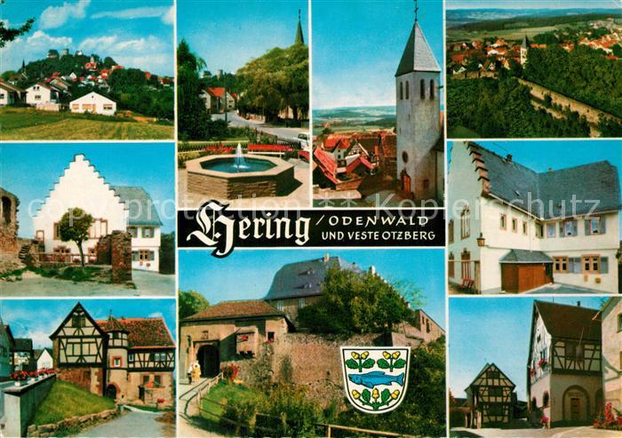 Hering Odenwald Burgschaenke Veste Otzberg Panorama