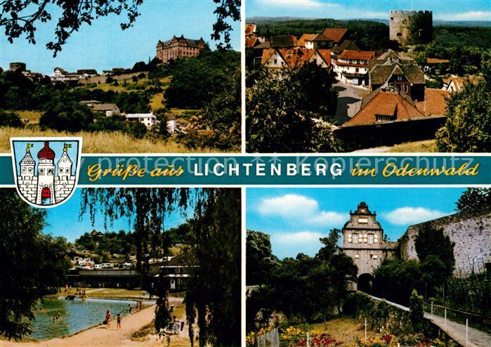 Fischbachtal Odenwald Bollwerk Schwimmbad Burg