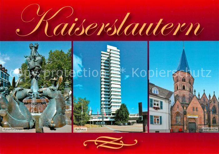 Kaiserslautern iStiftskirche Kaiserbrunnen Rathaus