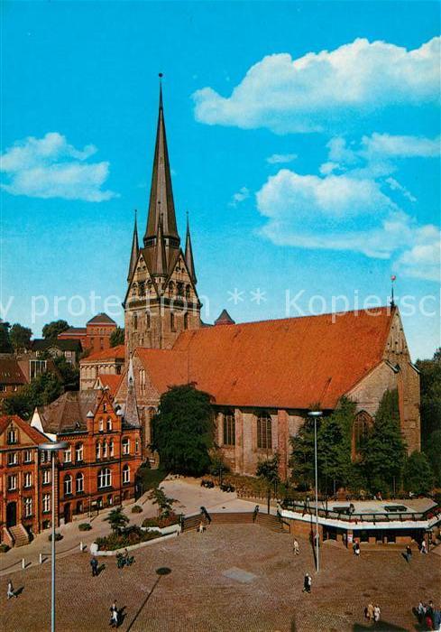 Flensburg Suedermarkt Nikolai Kirche