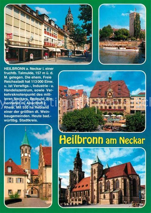 Heilbronn Neckar Kirche Rathaus Marktplatz Chronik