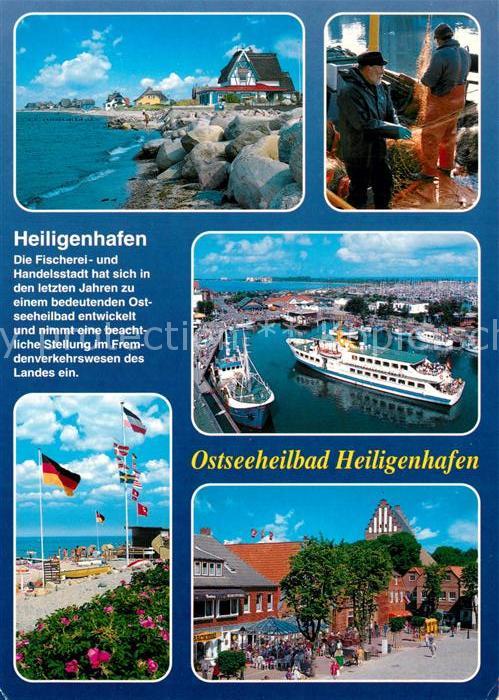 Heiligenhafen Ostseebad Hafen Strand Fischer