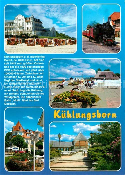 Kuehlungsborn Ostseebad Strand Sanatorium Park Eisenbahn Molli Chronik