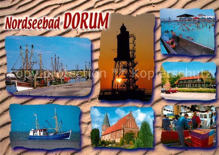 Dorum Kirche Hafen Schwimmbad Markt