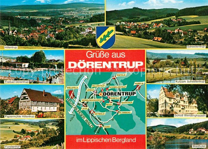 Doerentrup Freibad Forellenbad Kurpark Schwelentrup Waldhotel Schloss