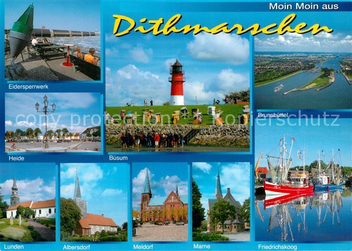 Buesum Nordseebad Edersperrwerk Heide Brunsbuettel Lunden Albersdorf Maldorf Mar