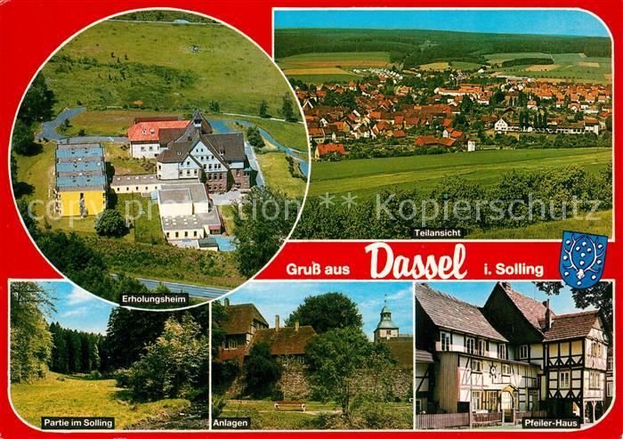 Dassel Solling Pfeiler Haus Anlagen Erholungsheim Panorama