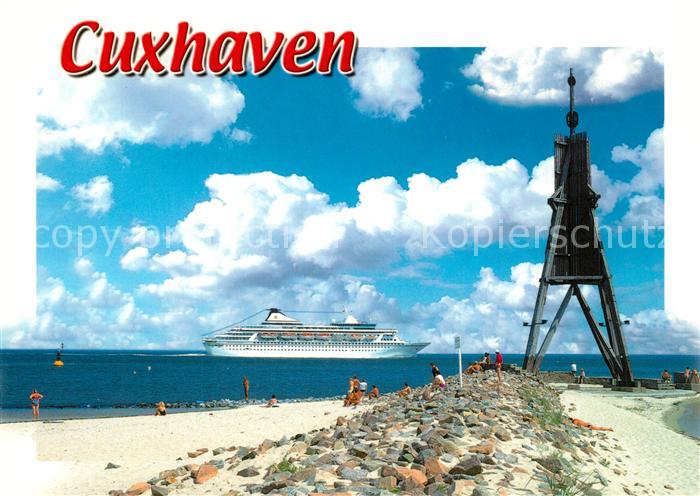 Cuxhaven Nordseebad Kugelbake