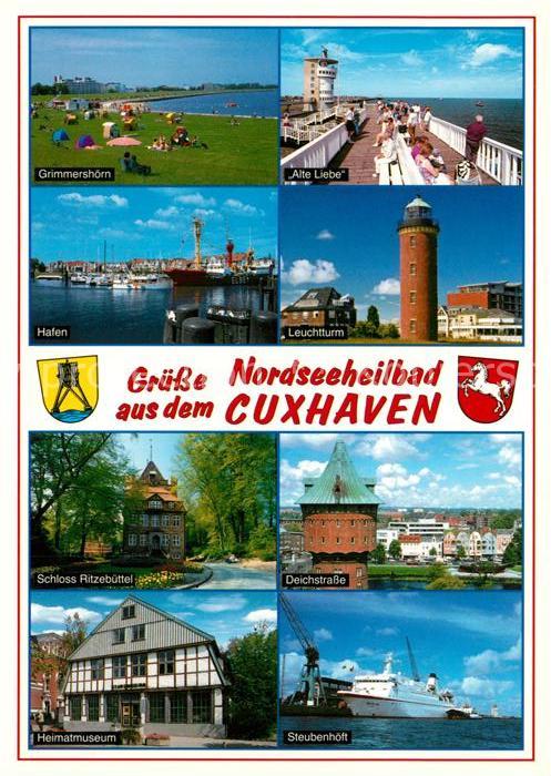 Cuxhaven Nordseebad Grimmershoern Alte Liebe Schlott Ritzebuehel Deichstrasse Mu