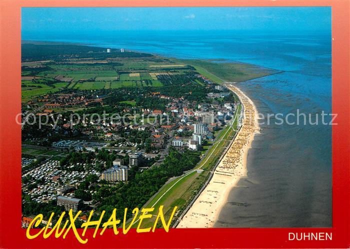 Cuxhaven Duhnen Nordseebad Fliegeraufnahme