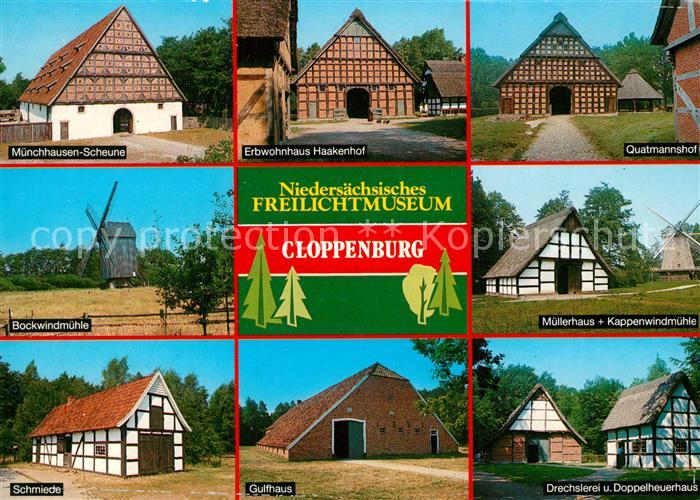 Cloppenburg Muenchhausen Scheune Erbwohnhaus Haakenhof Bockwindmuehle
