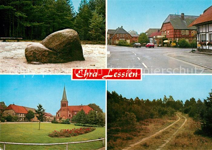 Ehra-Lessien Findling Kirche Heide