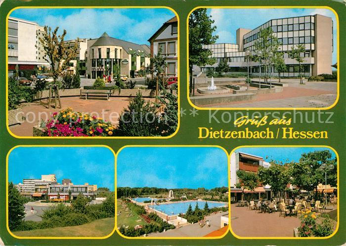 Dietzenbach City Passage Rathaus Dreieich Center Schwimmbad Stadtrunnen