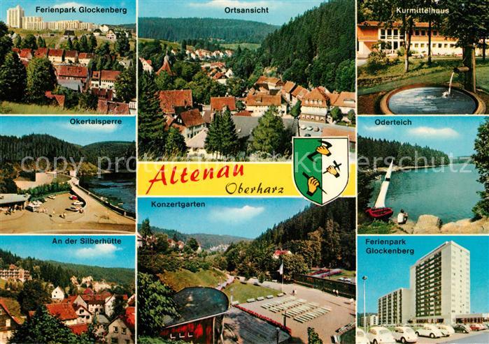 Altenau Harz Ortsansicht Kurmittelhaus Konzertgarten Ferienpark Glockenberg Oker