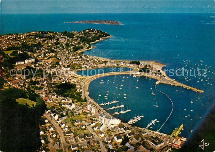Perros-Guirec Vue aérienne du port Collection La Bret