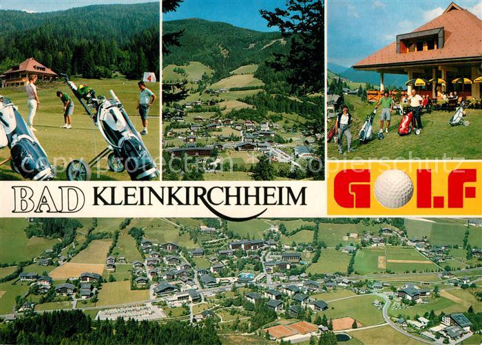 Bad Kleinkirchheim Kaernten Golfplatz Landschaftspanorama Fliegeraufnahme