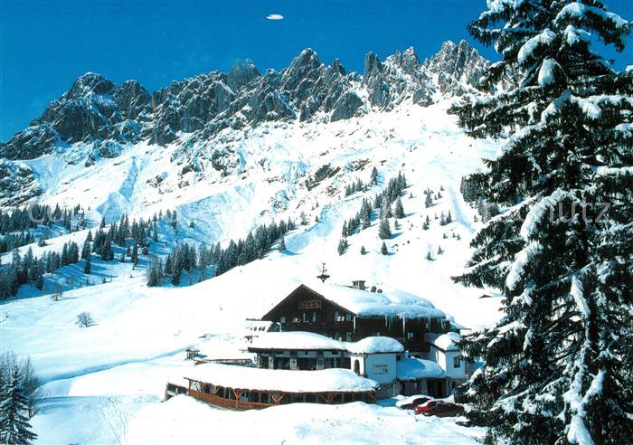 Muehlbach Hochkoenig Alpengasthof Arthurhaus Winterpanorama Alpen