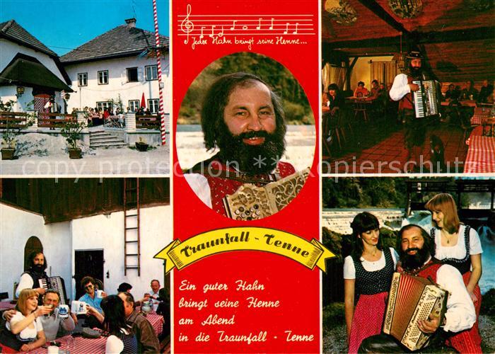 Desselbrunn Traunfalltenne Lokal Gaststaette Hausmusik Ziehharmonika Musikinstru