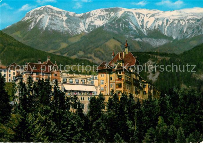 Semmering Niederoesterreich Suedbahnhotel gegen Rax