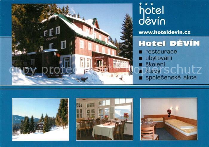 Pec pod Snezkou Hotel Restaurant Devin Winterlandschaft