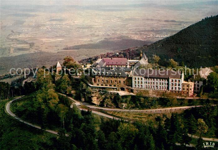 Mont-Sainte-Odile Mont-Ste-Odile Couvent et la Plaine d Alsace vue aérienne