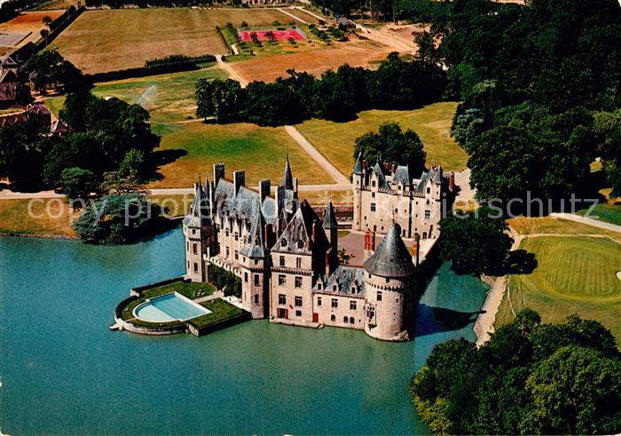 Missillac Chateau de la Brétesche vue aérienne