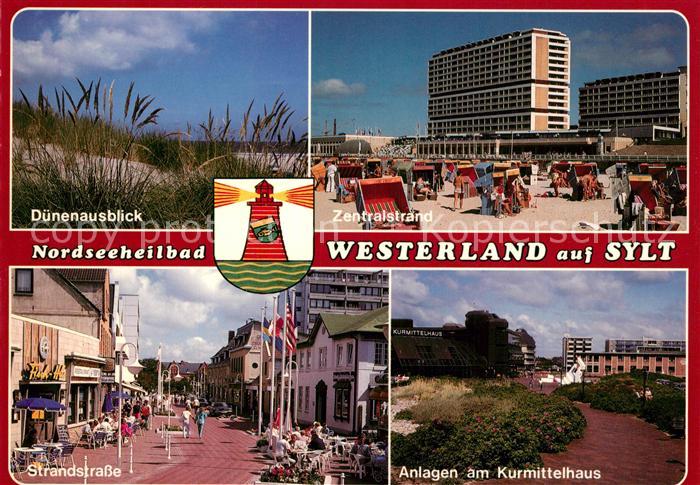 Westerland Sylt Duenen Strand Hotel Strandstrasse Anlagen am Kurmittelhaus