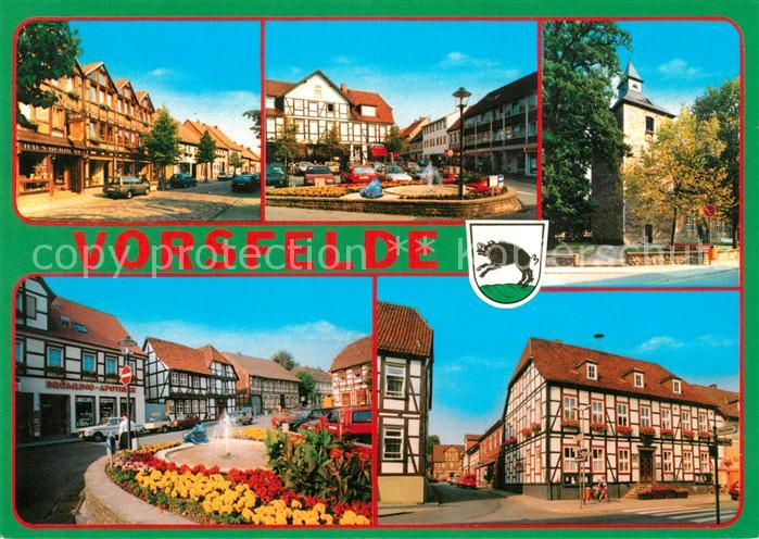 Vorsfelde Teilansichten Innenstadt Fachwerkhaeuser Platz
