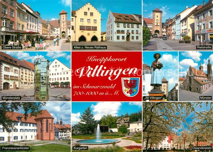 Villingen-Schwenningen Strassenpartien Innenstadt Rathaus Muensterplatz Alt Vill